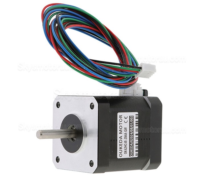 Nema 17 High Temp Stepper Motor Oukeda OSP001461 1.8deg 60Ncm Insulation Class B 180C